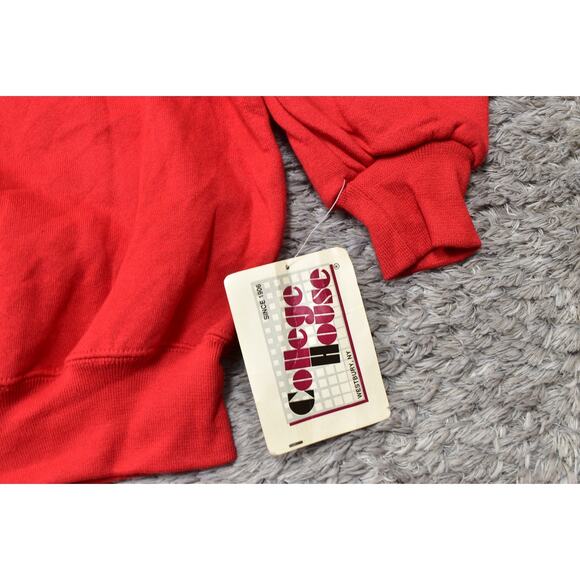 NEW Jerzees VTG Bishop AHR Red Pullover Sweatshirt Men Polyester Big 2X CrewNeck - Picture 8 of 8